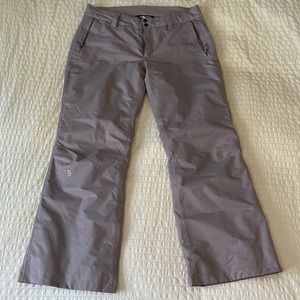 Womens Size Large North Face Snow Pants - Purple